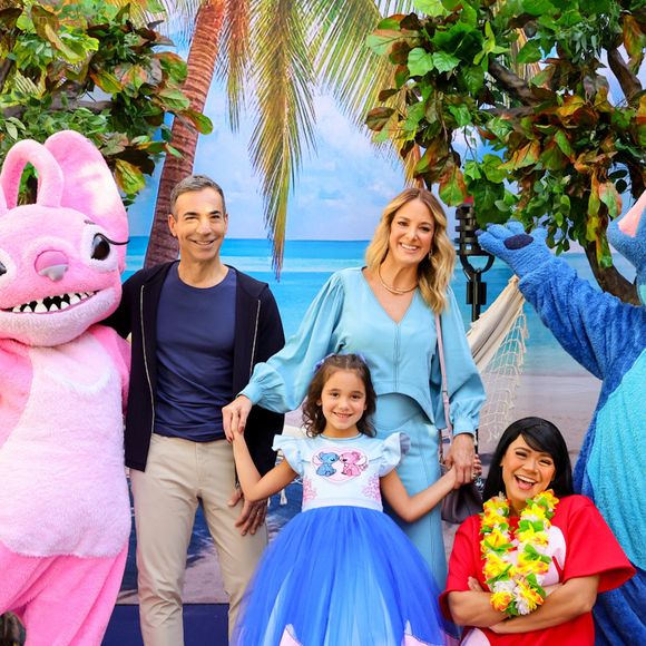 Ticiane Pinheiro e César Tralli reuniram amigos e familiares para comemorar os 6 anos de Manuella, filha do casal