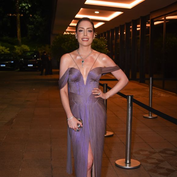 Fabiana Justus na festa de renovação de votos de Roberto Justus e Ana Paula Siebert