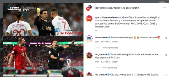Árbitro de Brasil x Escócia, César Ramos virou alvo de milhares de brasileiros após anular um gol de Vinícius Júnior na Copa do Mundo 2026