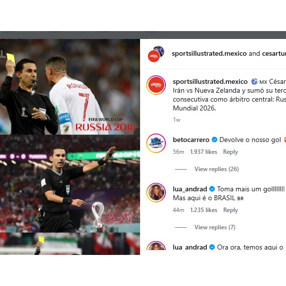 Árbitro de Brasil x Escócia, César Ramos virou alvo de milhares de brasileiros após anular um gol de Vinícius Júnior na Copa do Mundo 2026
