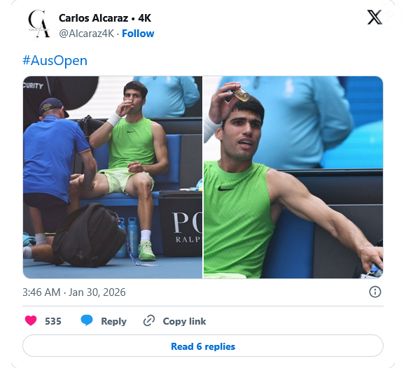 Suco de pepino entrou na rotina do tenista