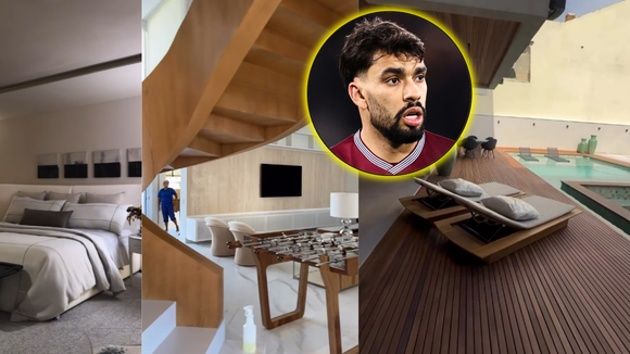 É REAL! Prestes a voltar ao Flamengo, Lucas Paquetá constrói mansão luxuosa com campo de futebol em condomínio no Rio de Janeiro