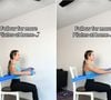 Pilates na cadeira: 4 exercícios que ajudam a combater a perda de massa muscular após os 50