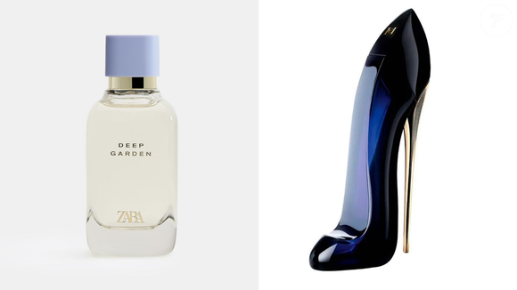 Deep Garden (Zara) - 100 ml | R$ 199,00 - traz pera, tuberosa e fava tonka em uma fragrância luminosa e feminina. Muitos consumidores associam ao Good Girl, da Carolina Herrera, que mistura doçura com um toque ousado
