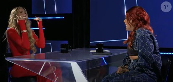 Psicologia descarta associar riso em situações incômodas a falta de respeito - na foto, Yasmin Brunet soltou uma gargalhada com comentário de Blogueirinha a respeito da fortuna de Davi Britto, campeão do BBB 24