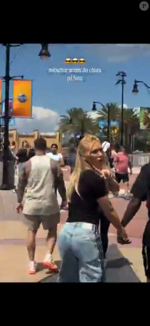 Virginia e Vini Jr. são flagrados de mãos dadas na Disney após derrota da Seleção; vídeo com reação da influenciadora viraliza