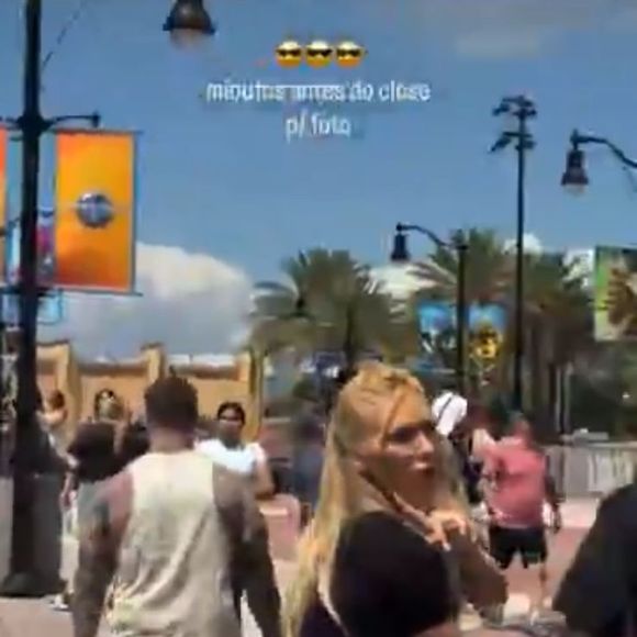 Virginia e Vini Jr. são flagrados de mãos dadas na Disney após derrota da Seleção; vídeo com reação da influenciadora viraliza