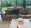 Durante o dia, Adriane Galisteu chegou a filmar Vittorio usando uma bengala para se locomover em casa e brincou com a situação