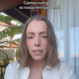 Em um vídeo publicado no Instagram, Fabiana Justus revelou ter sido alvo do golpe do hotel fake em Noronha