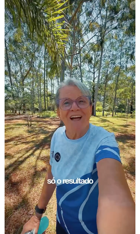 "Não adianta querer ter o corpo perfeito, e sim um corpo saudável que te acompanhe", disse Cleusa Uenaka no conteúdo