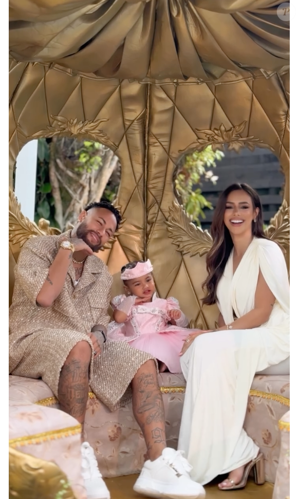 Bruna Biancardi e Neymar comemoraram os 2 anos de Mavie nesta semana com uma festa luxuosa