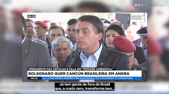 Ao discutir possíveis impactos da privatização de terrenos próximos ao litoral, Luana Piovani usa Cancún como exemplo e afirma, em Revelando, que praias públicas podem ter o acesso dificultado quando hotéis e condomínios ocupam áreas diante do mar