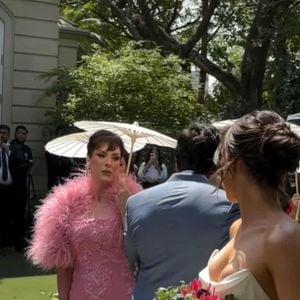 No entanto, quem também roubou a cena foi Magda Colares, ex-esposa de Faustão e mãe de Lara Silva