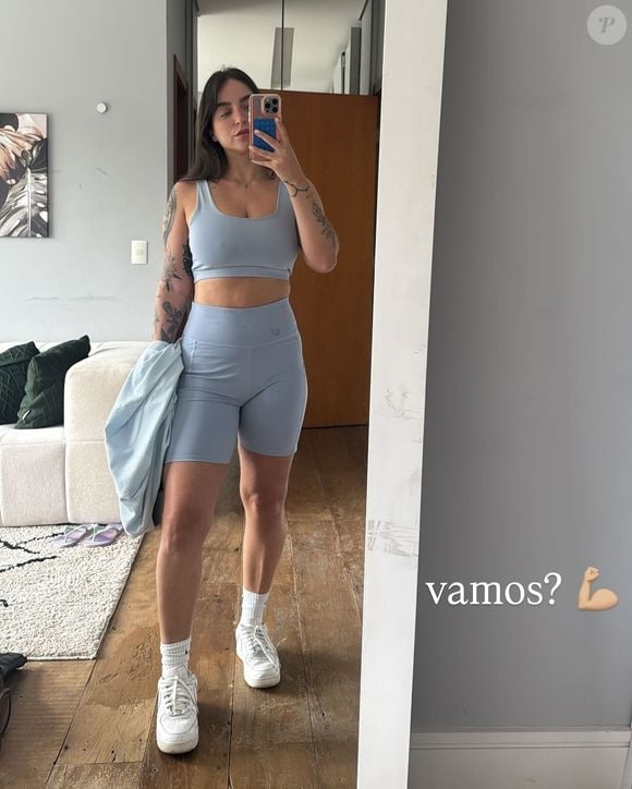 Bruna Unzueta iniciou uma dieta adequada com muitos exercícios físicos para a perda de peso