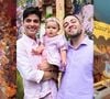 Lucas Rangel e Lucas Bley comemoram 1 ano da filha com mega festa temática da Rapunzel; decoração teve bolo com e LED e cidade cenográfica