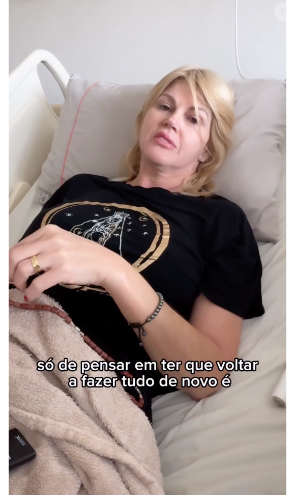 Por fim, Val Marchiori pediu orações aos fãs e revelou que está à espera do resultado da biópsia