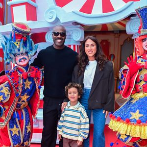Rafael Zulu com a família no aniversário de 1 ano de Bento, filho de Thiaguinho e Carol Peixinho