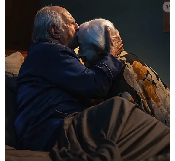 Cena mostra casal de idosos em momento íntimo, quebrando tabu com humor no filme