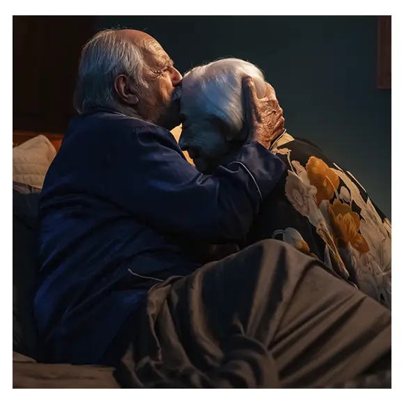 Cena mostra casal de idosos em momento íntimo, quebrando tabu com humor no filme