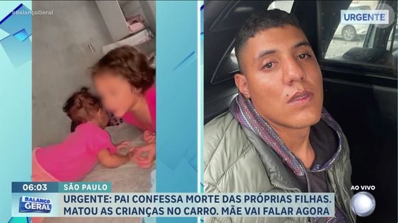 Um homem identificado como Breno de Souza Castro, de 24 anos, foi preso no último domingo (09), em pleno Dia dos Pais, suspeito de matar as duas filhas