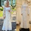 'Uma verdadeira joia de afeto': estilista do novo vestido de noiva de Ana Maria Braga, Lethicia Bronstein detalha look usado em renovação de votos