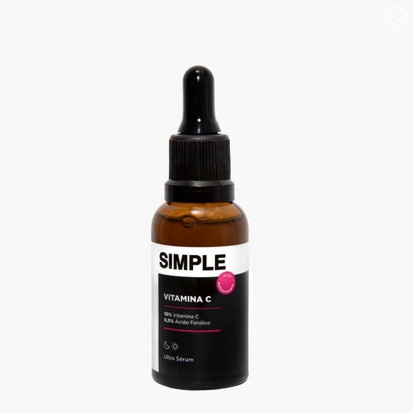 Ultra Sérum Vitamina C (Simple Organic) - 30ml | R$ 69,00 - voltado para quem quer resultados visíveis, esse sérum aposta em 10% de vitamina C associada ao ácido ferúlico, reforçando a ação antioxidante