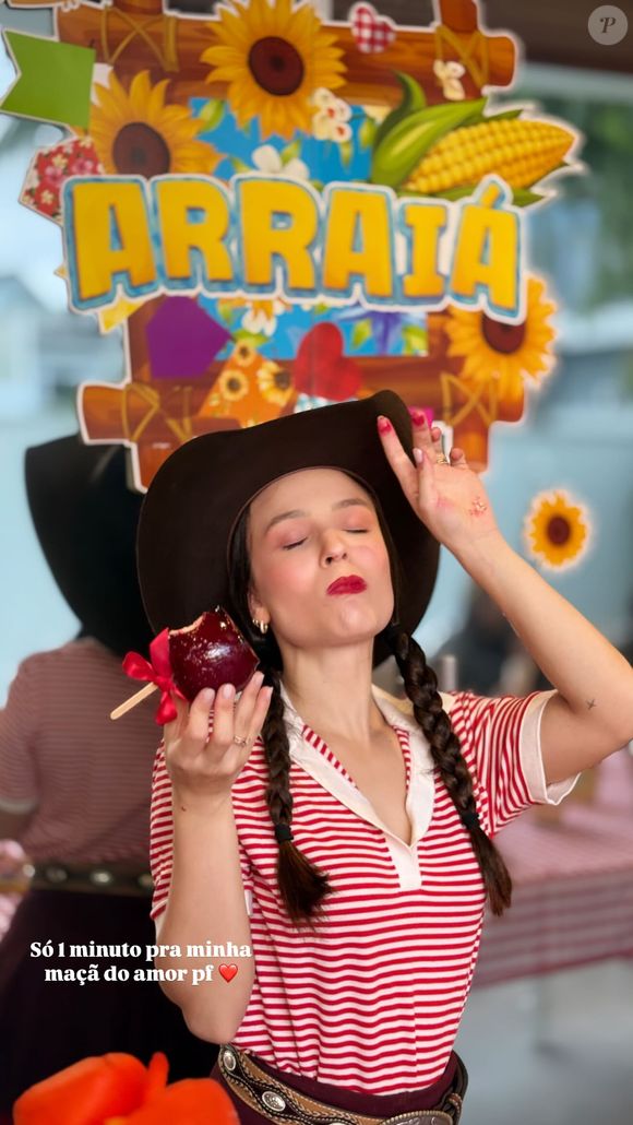 A festa junina de Larissa Manoela contou com comidas típicas