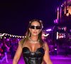 Look com corset e lingerie à mostra: Valesca Popozuda recorreu ao all black no Lollapalooza