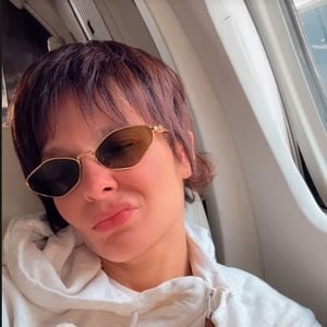 Maiara postou no avião, indo para o local do show