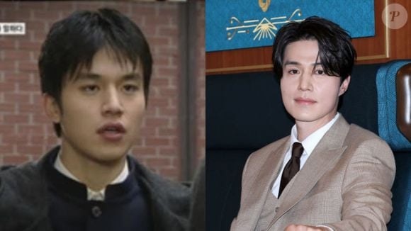 Antes e depois dos atores de doramas: Lee Dong-wook em 2000, no dorama 'School 3', e hoje com 43 anos