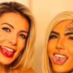 Andressa Urach grava pornô com atriz trans que também tem língua bifurcada: 'Ninguém tinha beijado uma pessoa com língua bifurcada antes'