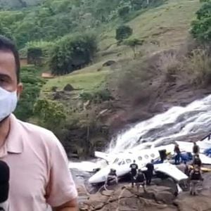 Hérisder Matias entrou ao vivo na TV Globo e na GloboNews para fazer a cobertura do acidente de avião de Marília Mendonça