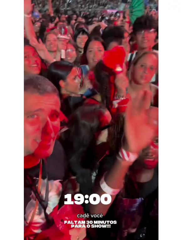 Bruno Gagliasso é muito brincalhão e fez o estádio começar a gritar aleatoriamente, segundo uma fã que esteve no show