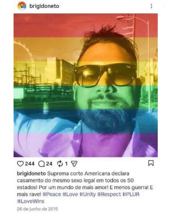 Passado digital de Brigido, participante do BBB 26, virou assunto após usuários apontarem suposto relacionamento do passado