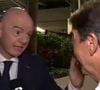 Presidente da Fifa Gianni Infantino quase entregou torcida para Argentina no jogo contra Cabo Verde: 'Um abraço para toda a Argentina e parabéns, porque o coração, nesta noite... também os neutros, que estávamos com os dois lados, bom... espetacular'