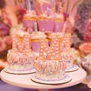 Buffet de luxo da festa de Mavie, filha de Neymar, tem opção de churrasco, algodão-doce e sorvete