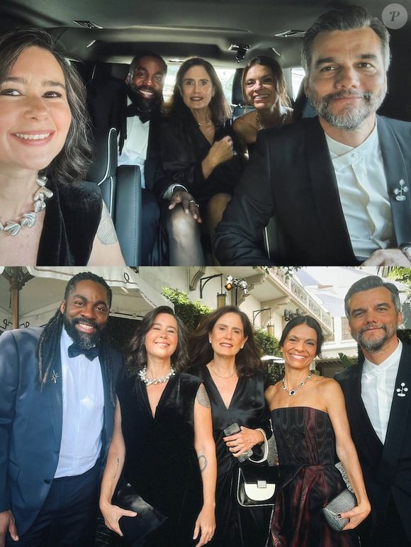 Wagner Moura foi ao Oscar acompanhado pela esposa, Sandra Delgado, e por amigos
