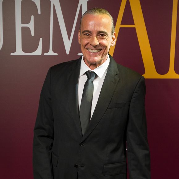 Alexandre Borges na festa de lançamento de 'Quem ama, cuida' nova novela das sete; evento ocorre em 14 de maio, em São Paulo