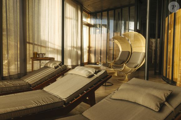 A área de relaxamento no Hotel Tierra Atacama.