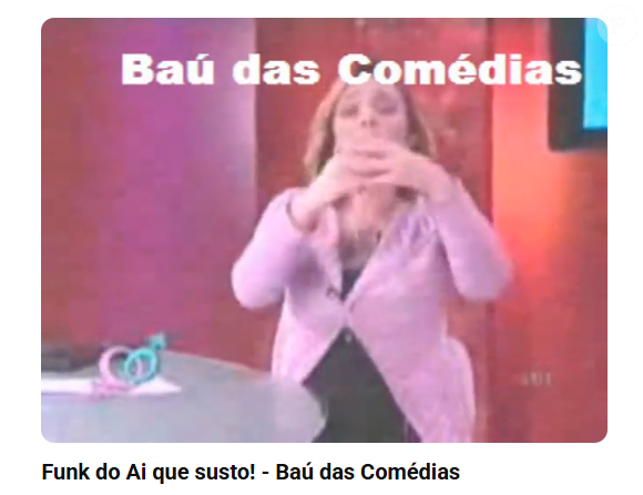 Meme de Carla Cecarello: um trecho do programa onde ela explica a maneira mais confortável de fazer sexo anal virou o funk ‘Ai que susto’, mixado pelo DJ Raphael