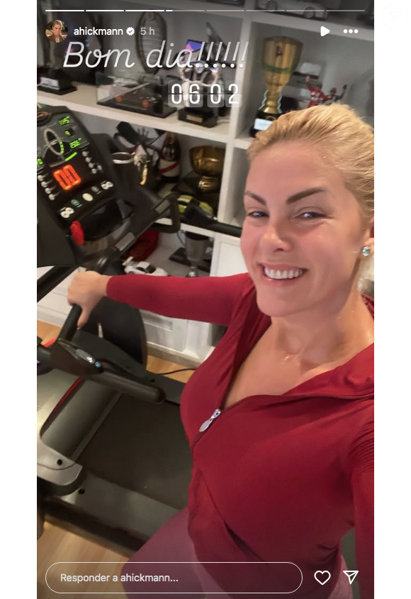 Ana Hickmann começou 2025 com uma mudança completa de hábitos alimentares e de exercícios físicos
