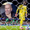 Não gostou? Foi assim que Zidane, com 53 anos hoje, reagiu ao ver o filho goleiro levar 3 gols de Messi em um único jogo na Copa
