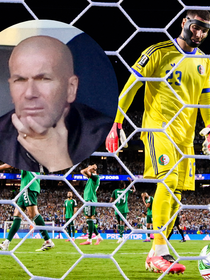 Não gostou? Foi assim que Zidane, com 53 anos hoje, reagiu ao ver o filho goleiro levar 3 gols de Messi em um único jogo na Copa