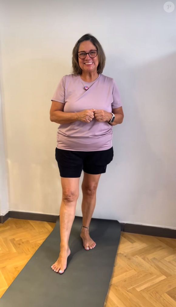 Nani Duran de Ascanio costuma dar dicas para fazer pilates em casa em seus vídeos no Tiktok.