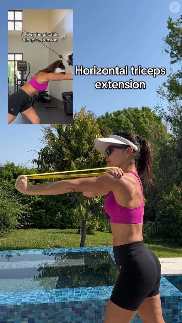 Aprenda a fazer a extensão horizontal do tríceps