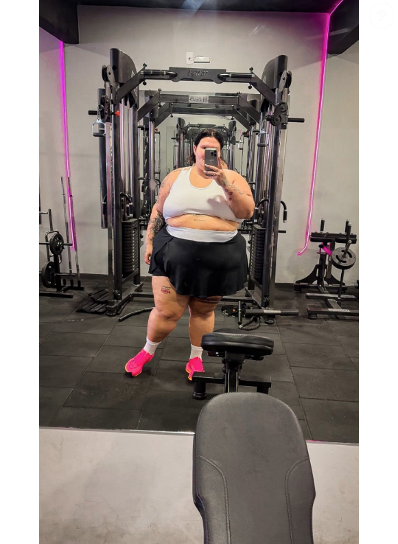 Thais Carla também buscou a perda de peso para a realização de uma cirurgia bariátrica