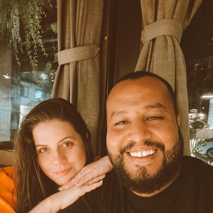 Tati Machado e o esposo Bruno Monteiro, já estão casados há 13 anos.