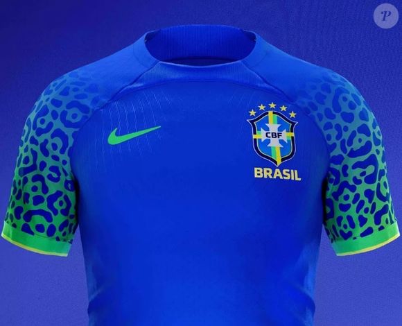 Camisa azul da seleção brasileira na Copa do Mundo do Catar