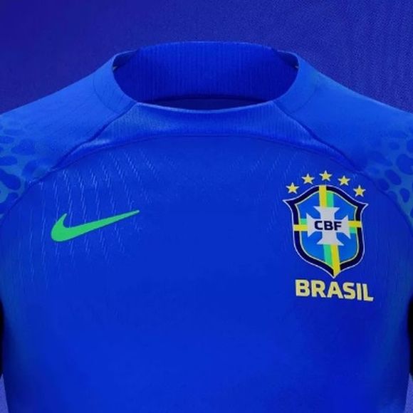 Camisa azul da seleção brasileira na Copa do Mundo do Catar