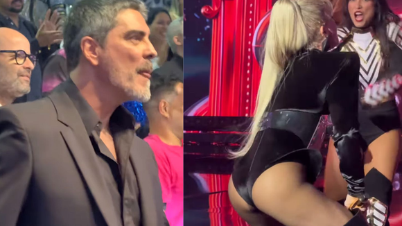 Com look cavado, Xuxa rebola ao som de funk na TV e reação de Junno Andrade diverte a web: 'O bicho chega se lambeu'. Veja o vídeo!